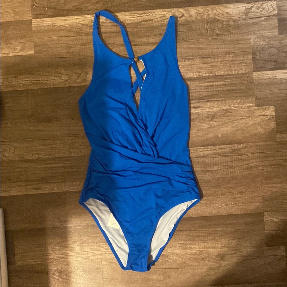 Cupshe Blue One Piece Swimsuit